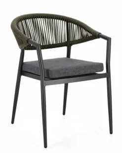 Bizzotto SEDIA C-BR C-C MILLOR ANTRACITE/VERDE