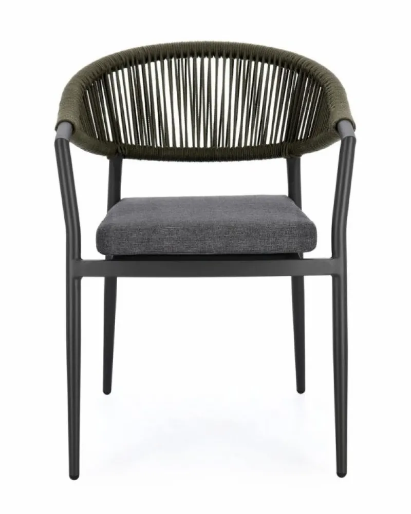 Bizzotto SEDIA C-BR C-C MILLOR ANTRACITE/VERDE