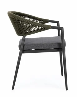 Bizzotto SEDIA C-BR C-C MILLOR ANTRACITE/VERDE