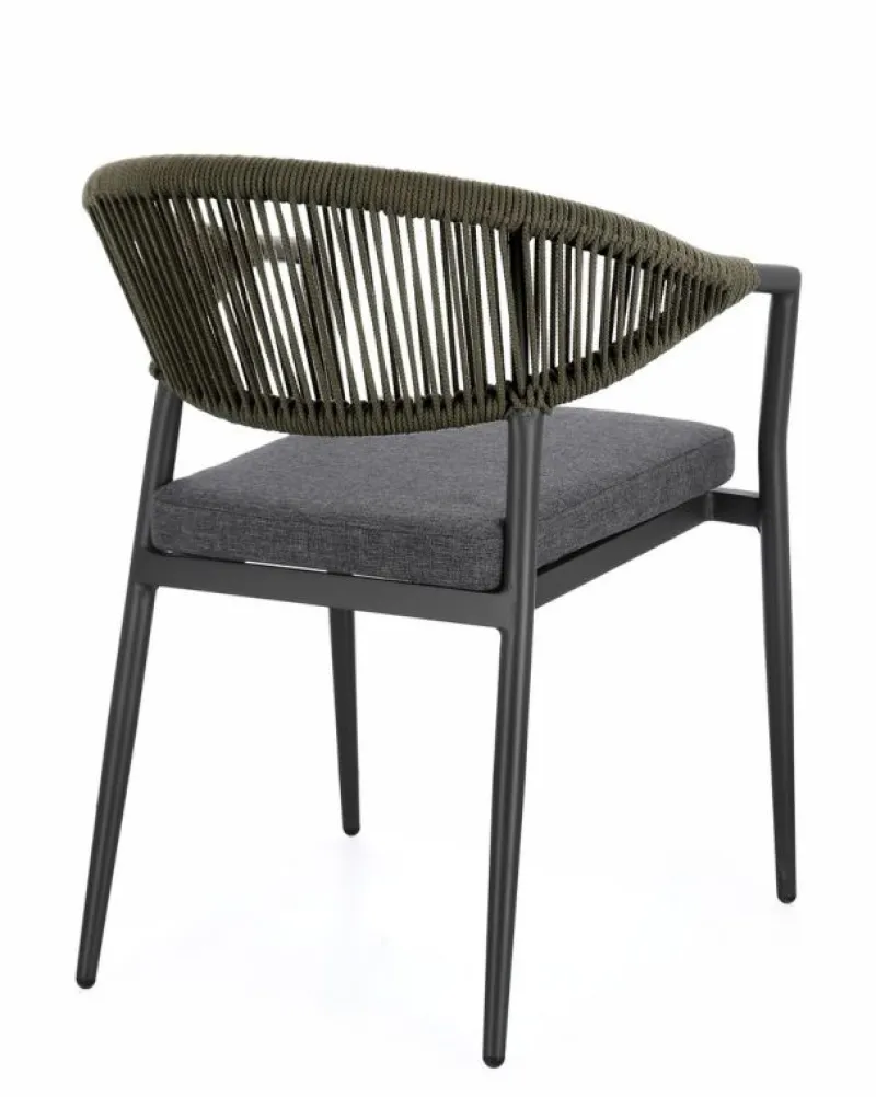 Bizzotto SEDIA C-BR C-C MILLOR ANTRACITE/VERDE