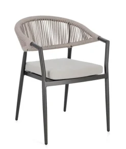 Hot Bizzotto SEDIA C-BR C-C MILLOR ANTRACITE/KHAKI