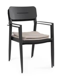 Clearance Bizzotto SEDIA C-BR C-C NEBULA ANTRACITE YK13