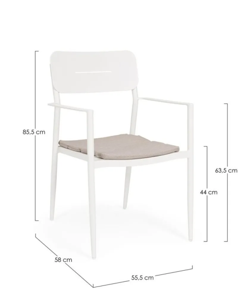 Outlet Bizzotto SEDIA C-BR C-C NEBULA VAPOR YK15