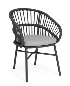 Online Bizzotto SEDIA C-BR C-C ODIVELAS ANTRACITE