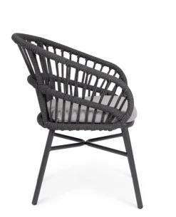 Online Bizzotto SEDIA C-BR C-C ODIVELAS ANTRACITE