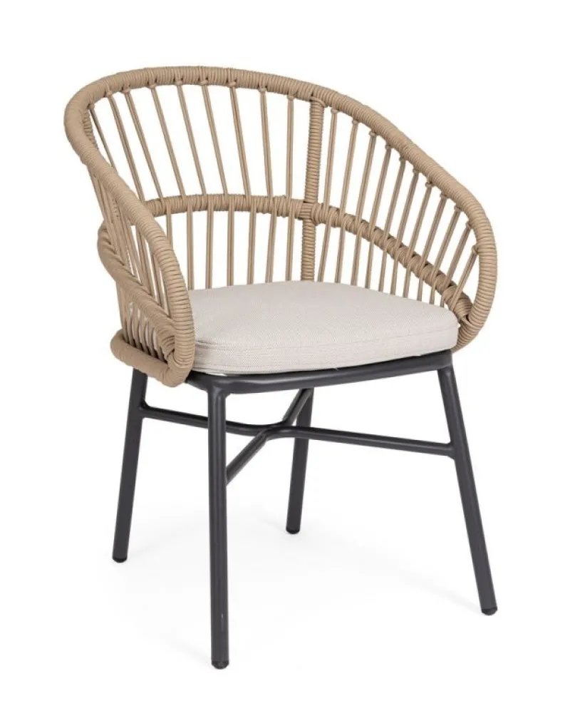 Discount Bizzotto SEDIA C-BR C-C ODIVELAS BEIGE