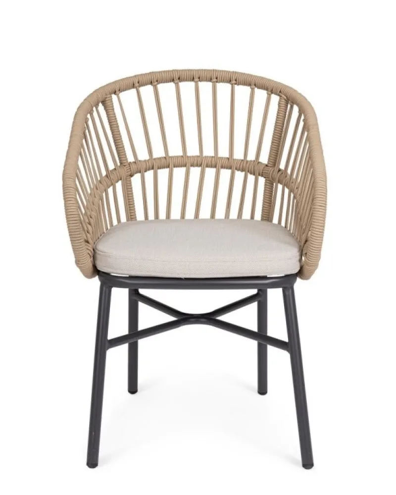 Discount Bizzotto SEDIA C-BR C-C ODIVELAS BEIGE