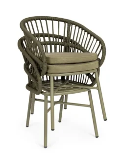 Outlet Bizzotto SEDIA C-BR C-C ODIVELAS VERDE