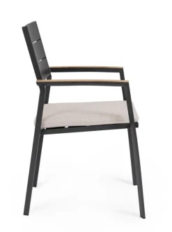 New Bizzotto SEDIA C-BR C-C ZELMAR ANTRACITE YK13