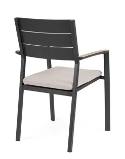 New Bizzotto SEDIA C-BR C-C ZELMAR ANTRACITE YK13