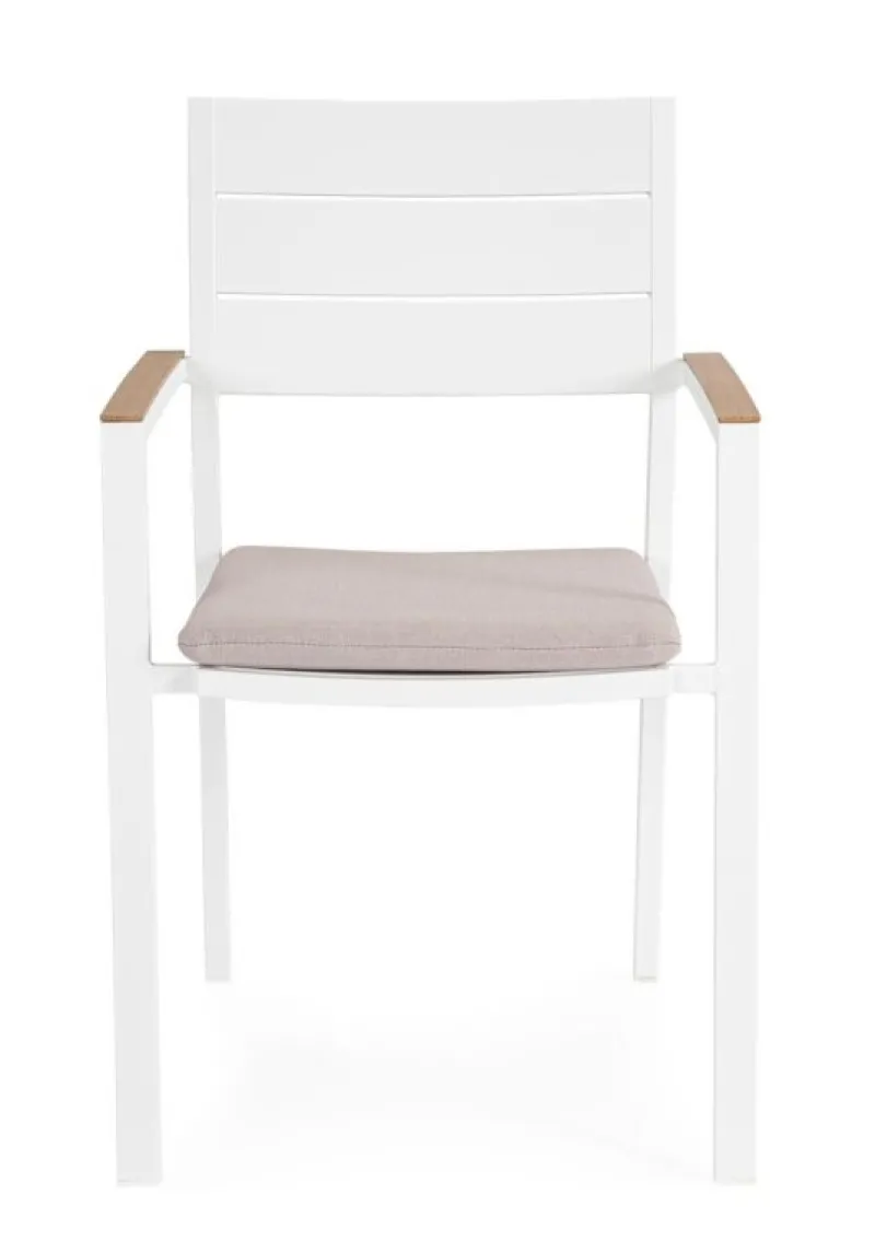 Outlet Bizzotto SEDIA C-BR C-C ZELMAR BIANCO YK11