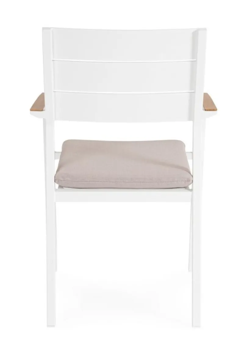 Outlet Bizzotto SEDIA C-BR C-C ZELMAR BIANCO YK11