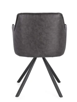 Discount Bizzotto SEDIA C-BR GIREV.BREVAL GRIGIO