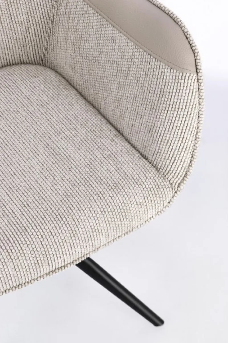 Sale Bizzotto SEDIA C-BR GIREVOLE ISOTTA BEIGE