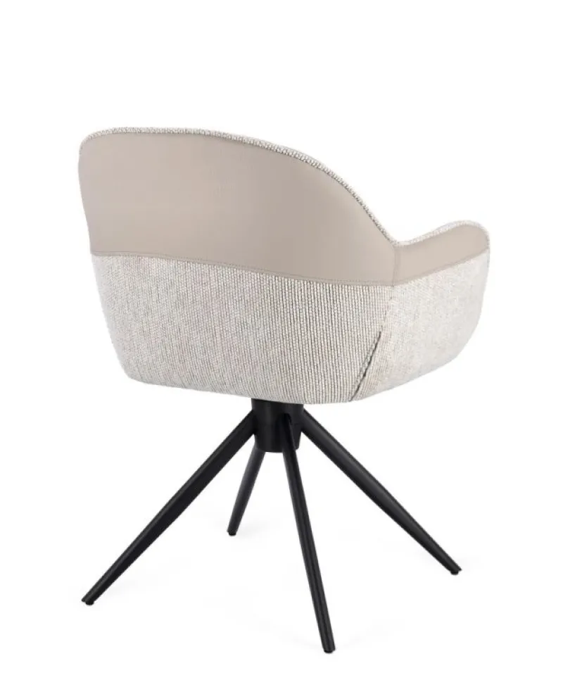Sale Bizzotto SEDIA C-BR GIREVOLE ISOTTA BEIGE