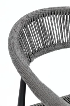 Clearance Bizzotto SEDIA C-BR JANDIA ANTRACITE/GRIGIO