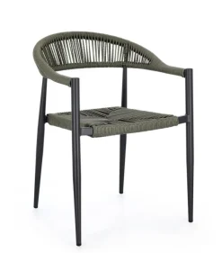 Online Bizzotto SEDIA C-BR JANDIA ANTRACITE/VERDE