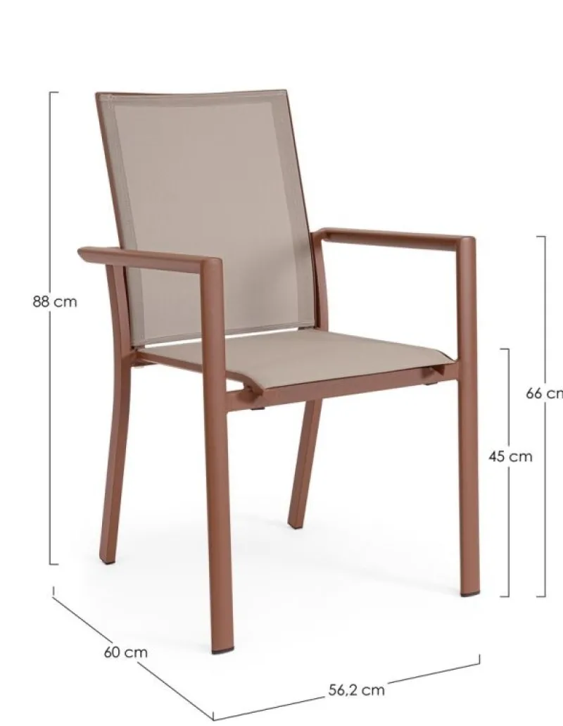 Best Bizzotto SEDIA C-BR KONNOR BARN