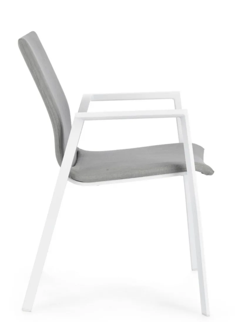 New Bizzotto SEDIA C-BR ODEON BIA-GRIGIO JX11