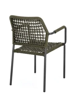 Clearance Bizzotto SEDIA C-BR RAJADA ANTRACITE/VERDE