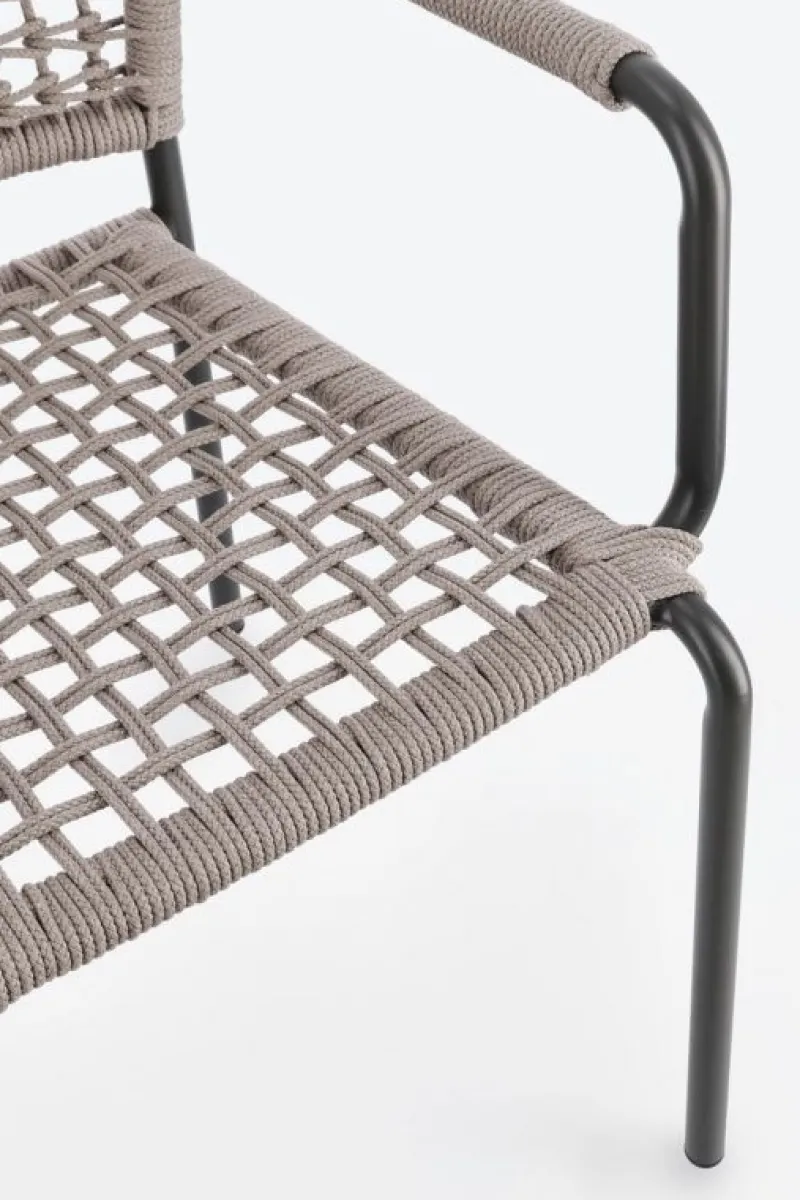 Discount Bizzotto SEDIA C-BR RAJADA ANTRACITE/KHAKI