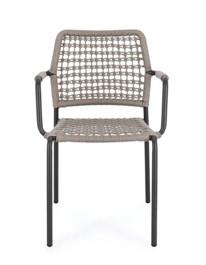 Discount Bizzotto SEDIA C-BR RAJADA ANTRACITE/KHAKI