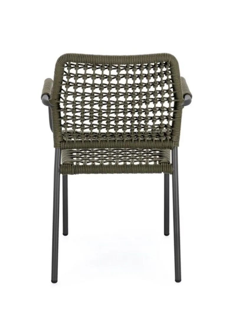 Clearance Bizzotto SEDIA C-BR RAJADA ANTRACITE/VERDE