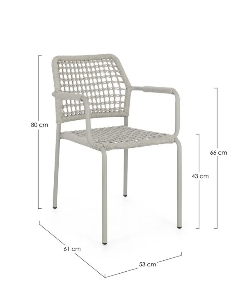 Outlet Bizzotto SEDIA C-BR RAJADA SATURN