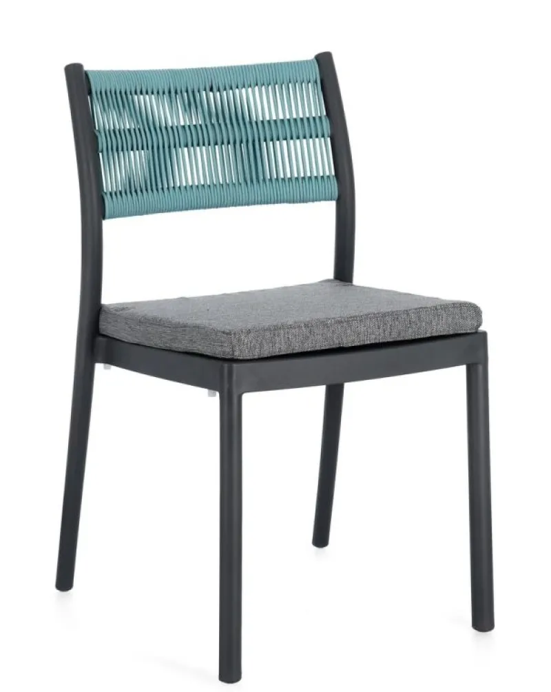 Best Bizzotto SEDIA C-C ALVIN ANTRACITE/AVIO