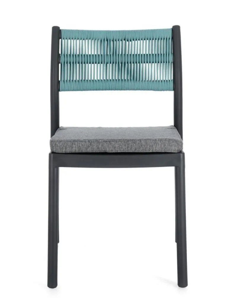 Best Bizzotto SEDIA C-C ALVIN ANTRACITE/AVIO