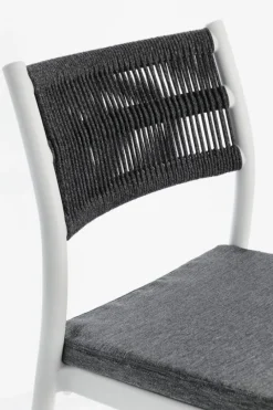 Discount Bizzotto SEDIA C-C ALVIN BIANCO/GRIGIO SCURO