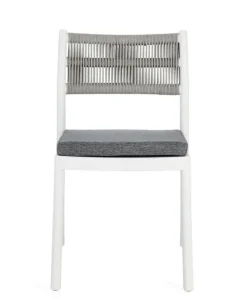 New Bizzotto SEDIA C-C ALVIN BIANCO/GRIGIO CHIARO