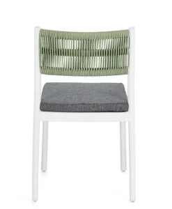 Bizzotto SEDIA C-C ALVIN BIANCO/VERDE
