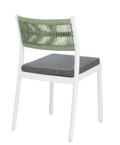 Bizzotto SEDIA C-C ALVIN BIANCO/VERDE