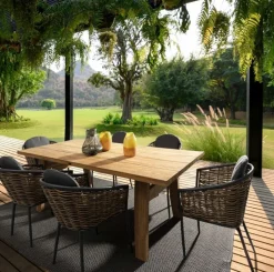 Clearance Bizzotto SEDIA CON CUSCINO ANTRACITE YK13 - MARIBELA