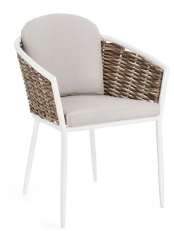 Sale Bizzotto SEDIA CON CUSCINO BIANCO YK11 - MARIBELA