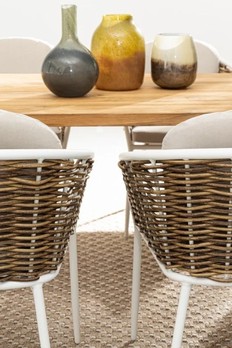 Sale Bizzotto SEDIA CON CUSCINO BIANCO YK11 - MARIBELA