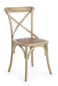 Sale Bizzotto SEDIA CROSS MARRONE NATURALE