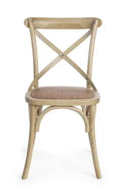 Sale Bizzotto SEDIA CROSS MARRONE NATURALE