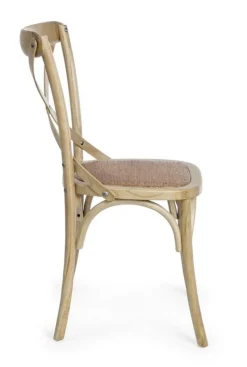 Sale Bizzotto SEDIA CROSS MARRONE NATURALE