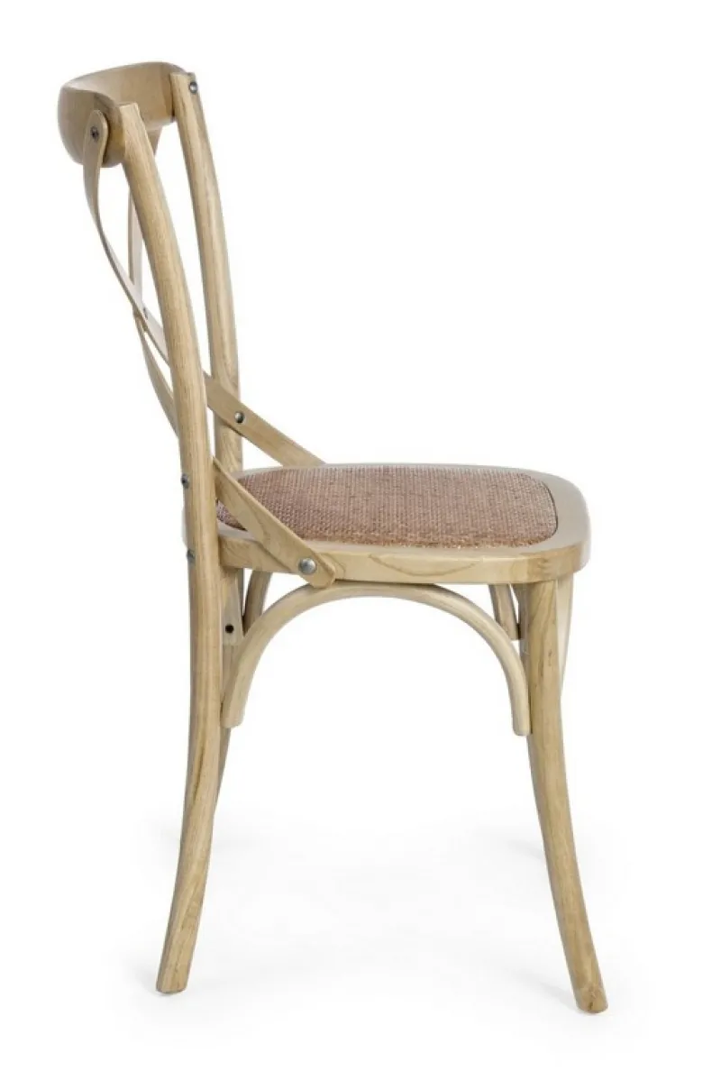 Sale Bizzotto SEDIA CROSS MARRONE NATURALE