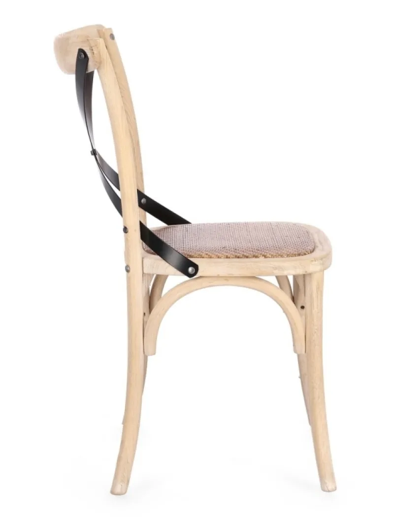 Clearance Bizzotto SEDIA CROSS METAL W.WASH