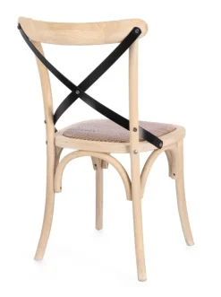 Clearance Bizzotto SEDIA CROSS METAL W.WASH