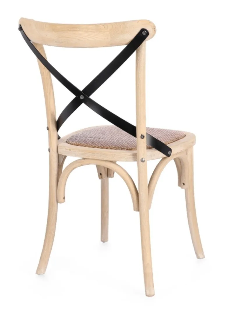 Clearance Bizzotto SEDIA CROSS METAL W.WASH