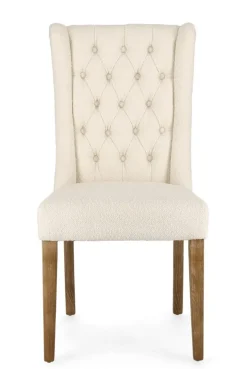 Hot Bizzotto SEDIA EFFETTO BOUCLE' NATURALE - COLUMBIA