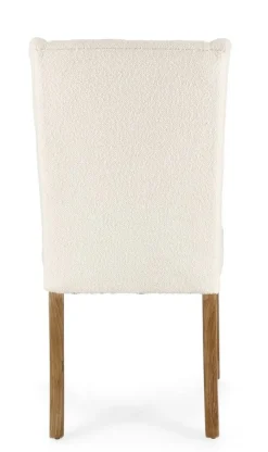 Hot Bizzotto SEDIA EFFETTO BOUCLE' NATURALE - COLUMBIA