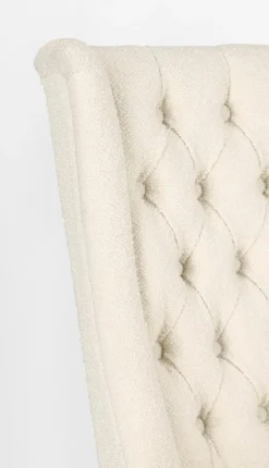 Hot Bizzotto SEDIA EFFETTO BOUCLE' NATURALE - COLUMBIA