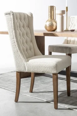 Hot Bizzotto SEDIA EFFETTO BOUCLE' NATURALE - COLUMBIA