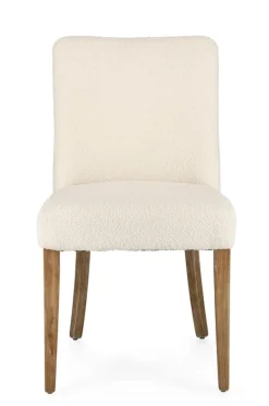 Sale Bizzotto SEDIA EFFETTO BOUCLE' NATURALE - BEATRIZ