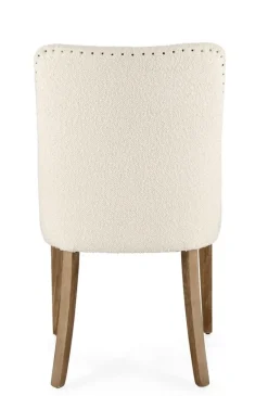 Sale Bizzotto SEDIA EFFETTO BOUCLE' NATURALE - BEATRIZ